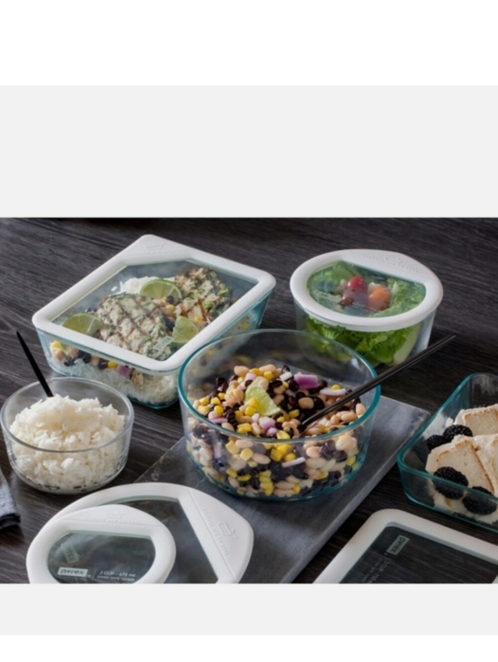 Pyrex 10-piece Ultimate Glass Food Storage Set New - Picture 3 of 4